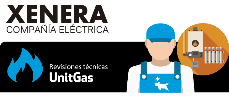 UnitGas es el servicio de mantenimiento de gas de XENERA