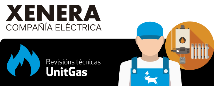 UnitGas é o servizo de mantemento de gas de XENERA